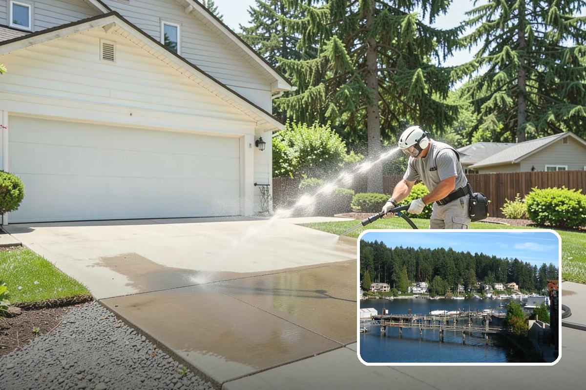 Retail Center Cleaning in Gig Harbor, Pierce County, WA - Creates a consistent, inviting look across every tenant storefront
