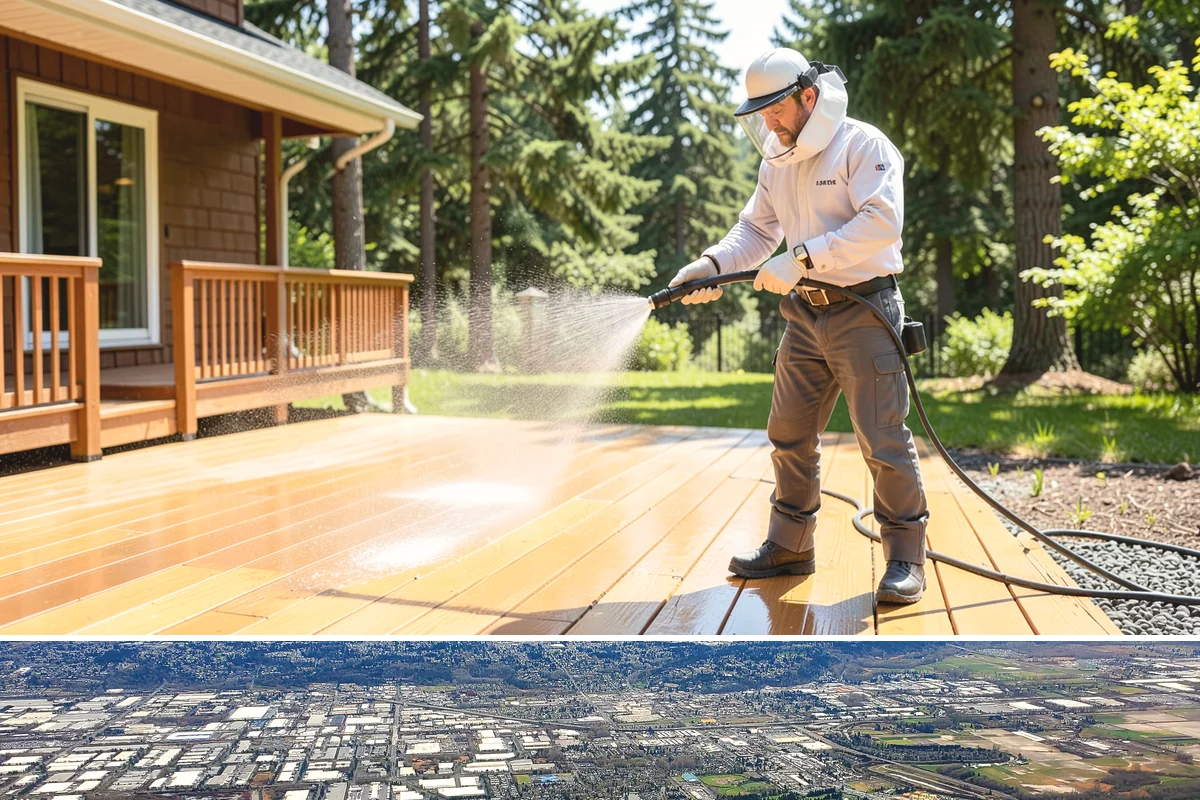 Retail Center Cleaning in Kent, King County, WA - A spring refresh followed by pre-holiday cleaning in late fall keeps a retail center looking its best through peak shopping...