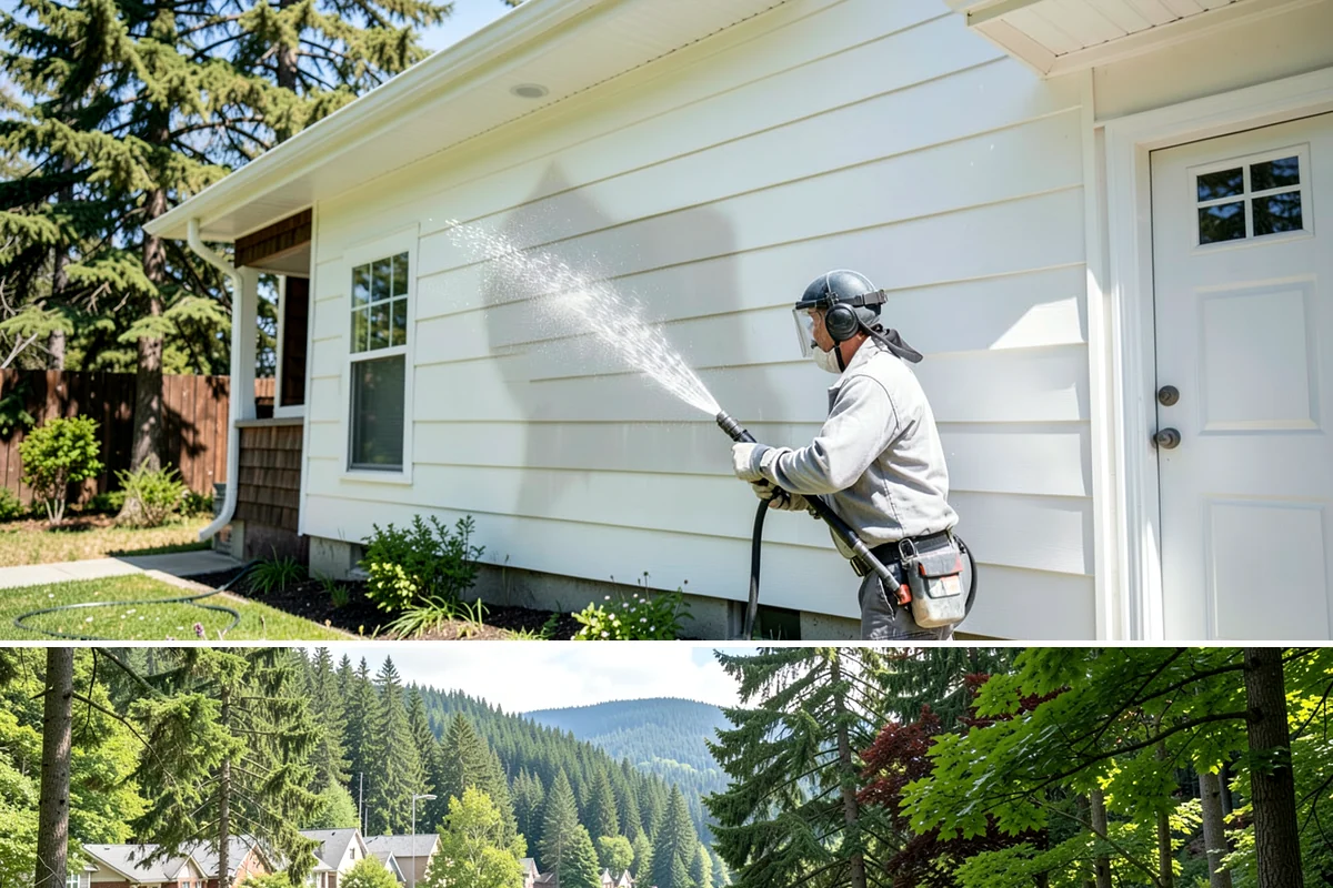 Retail Center Cleaning in Lake Forest Park, King County, WA - A spring refresh followed by pre-holiday cleaning in late fall keeps a retail center looking its best through peak shopping...