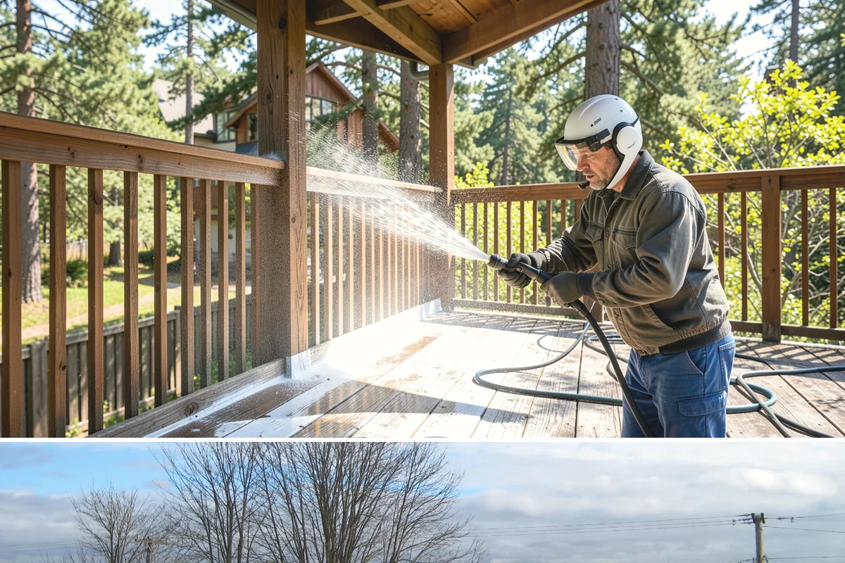 Retail Center Cleaning in Langley, Island County, WA - A spring refresh followed by pre-holiday cleaning in late fall keeps a retail center looking its best through peak shopping...