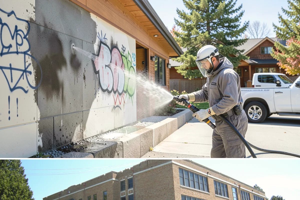 Retail Center Cleaning in Maple Valley, King County, WA - A spring refresh followed by pre-holiday cleaning in late fall keeps a retail center looking its best through peak shopping...