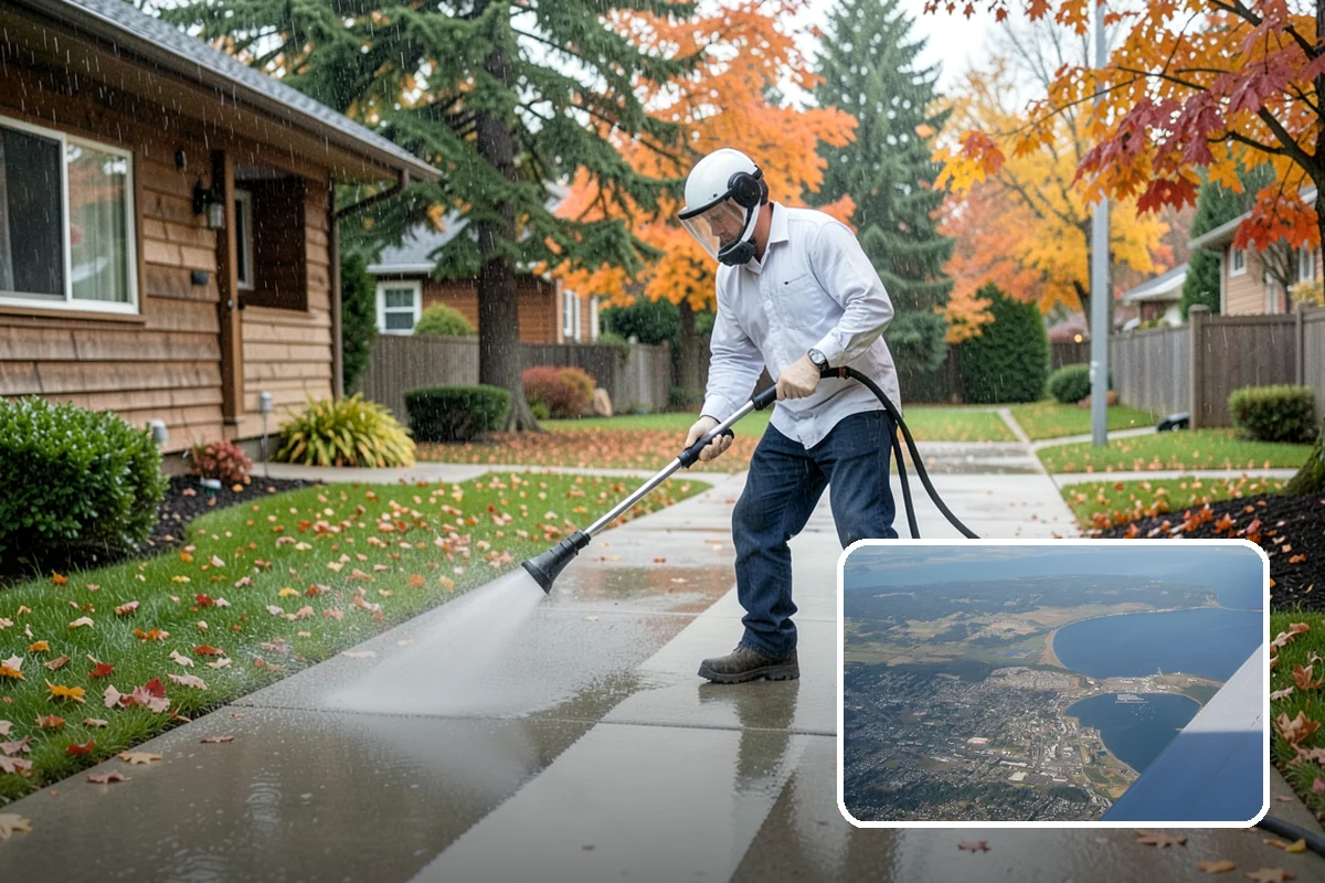 Retail Center Cleaning in Oak Harbor, Island County, WA - Creates a consistent, inviting look across every tenant storefront