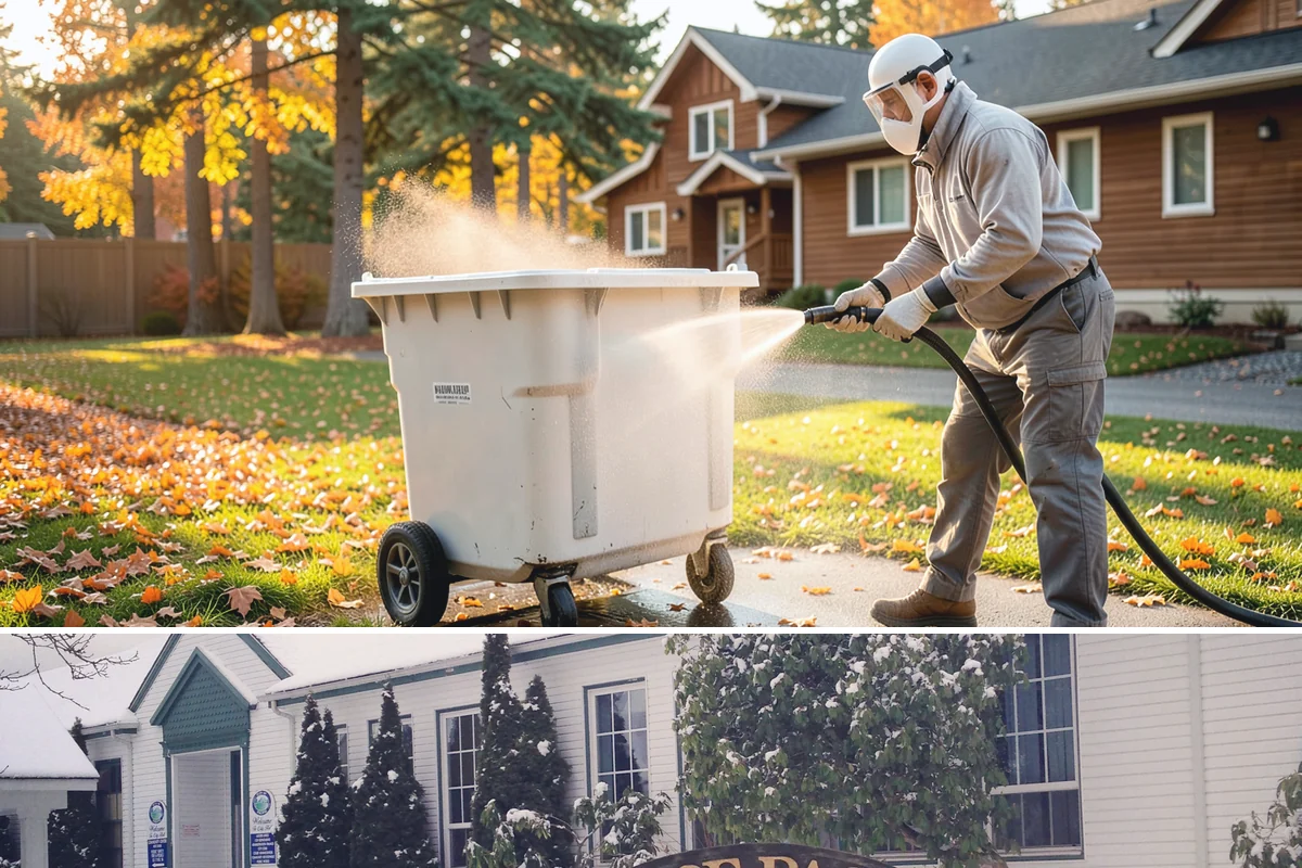 Retail Center Cleaning in Pacific, King County, WA - A spring refresh followed by pre-holiday cleaning in late fall keeps a retail center looking its best through peak shopping...