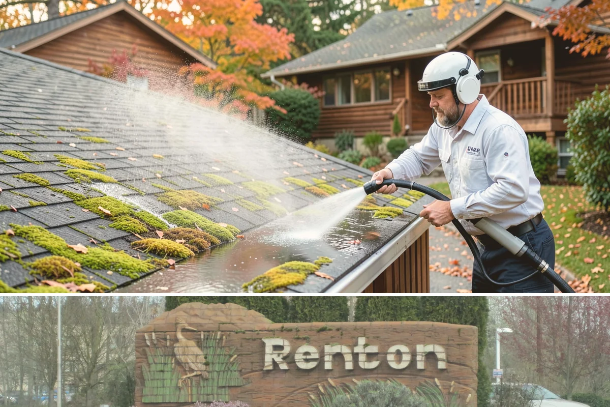 Retail Center Cleaning in Renton, King County, WA - A spring refresh followed by pre-holiday cleaning in late fall keeps a retail center looking its best through peak shopping...