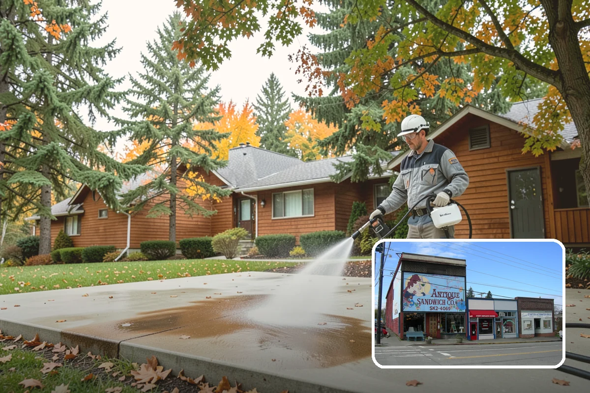 Retail Center Cleaning in Ruston, Pierce County, WA - Creates a consistent, inviting look across every tenant storefront