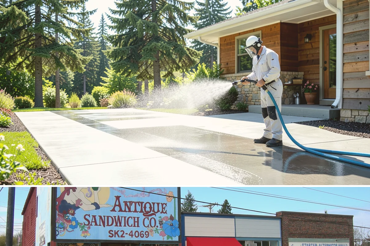 Retail Center Cleaning in Ruston, Pierce County, WA - A spring refresh followed by pre-holiday cleaning in late fall keeps a retail center looking its best through peak shopping...