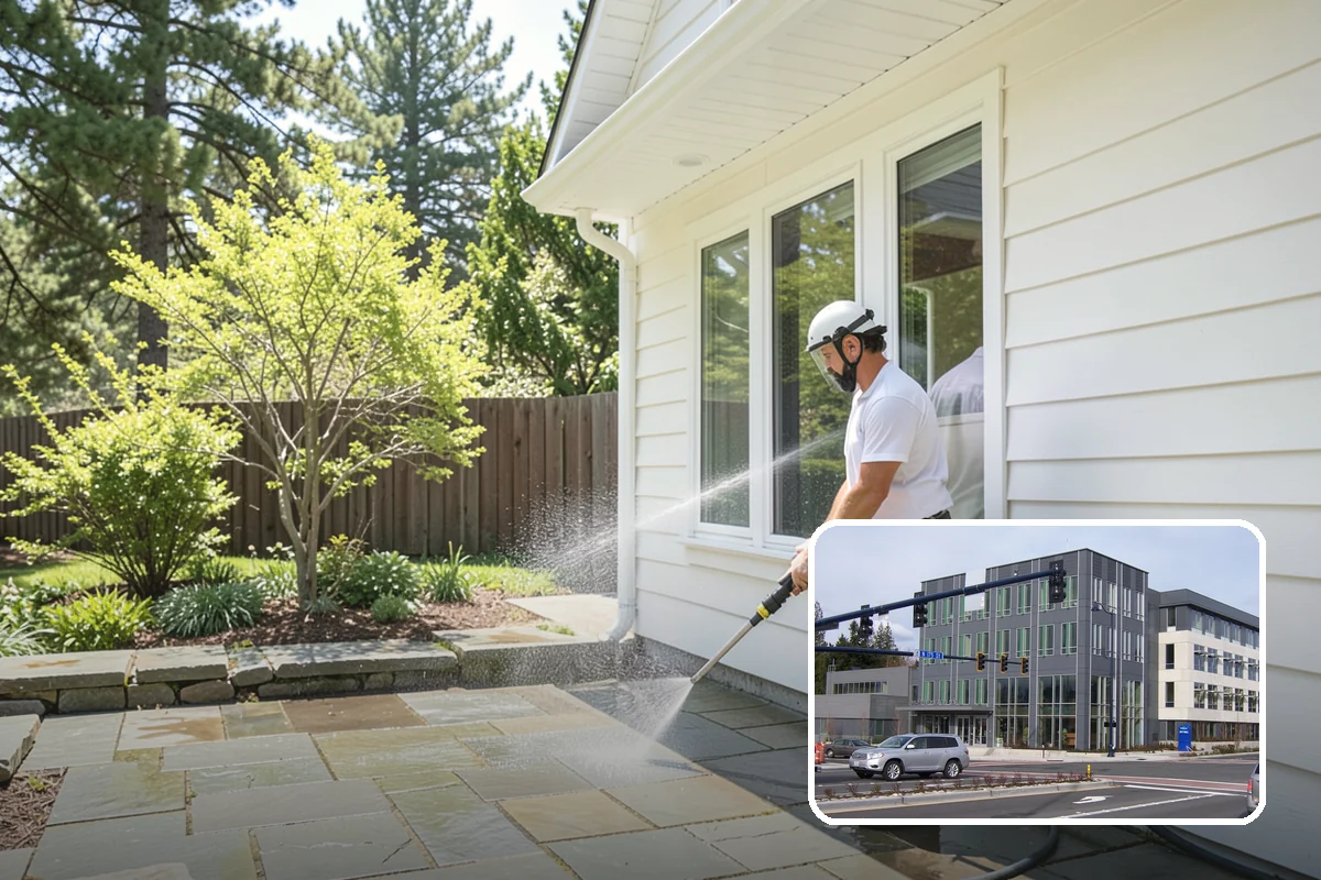 Retail Center Cleaning in Shoreline, King County, WA - Creates a consistent, inviting look across every tenant storefront