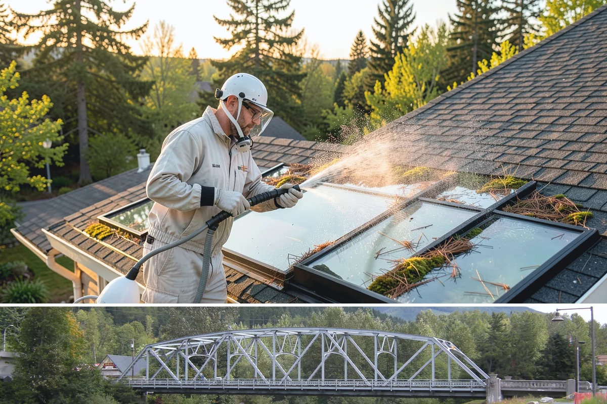 Retail Center Cleaning in Skykomish, King County, WA - A spring refresh followed by pre-holiday cleaning in late fall keeps a retail center looking its best through peak shopping...