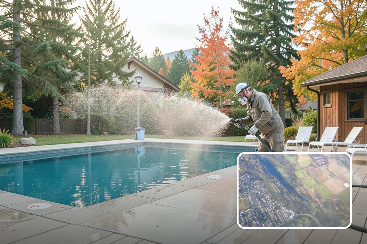 Retaining Wall Cleaning in Algona, King County, WA - Removes moss lodged in seams and mortar lines