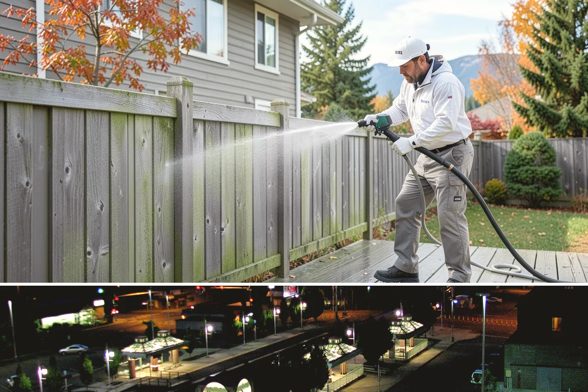 Retaining Wall Cleaning in Auburn, King County, WA - Early summer, once the ground begins to dry, reduces the moisture feeding wall growth and helps the cleaning last longer.