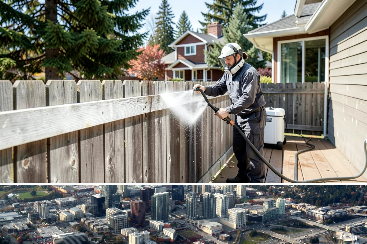 Retaining Wall Cleaning in Bellevue, King County, WA - Early summer, once the ground begins to dry, reduces the moisture feeding wall growth and helps the cleaning last longer.