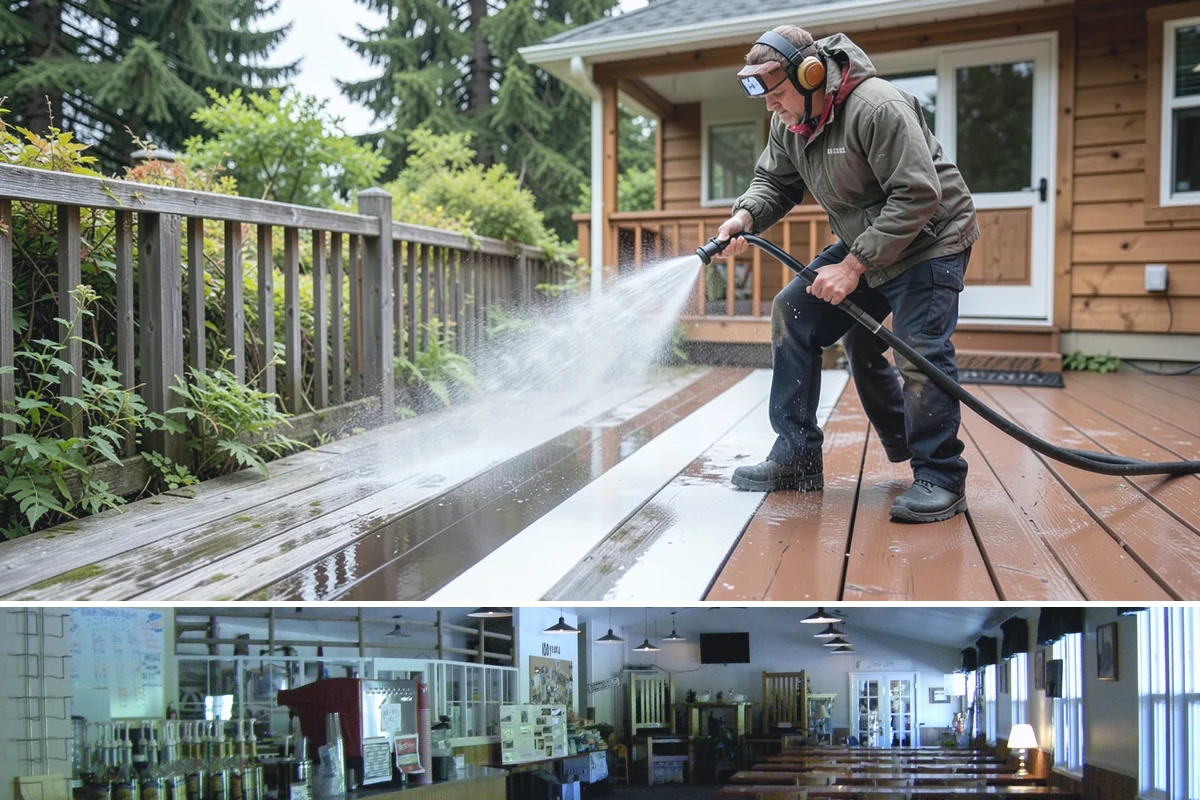 Retaining Wall Cleaning in Black Diamond, King County, WA - Early summer, once the ground begins to dry, reduces the moisture feeding wall growth and helps the cleaning last longer.