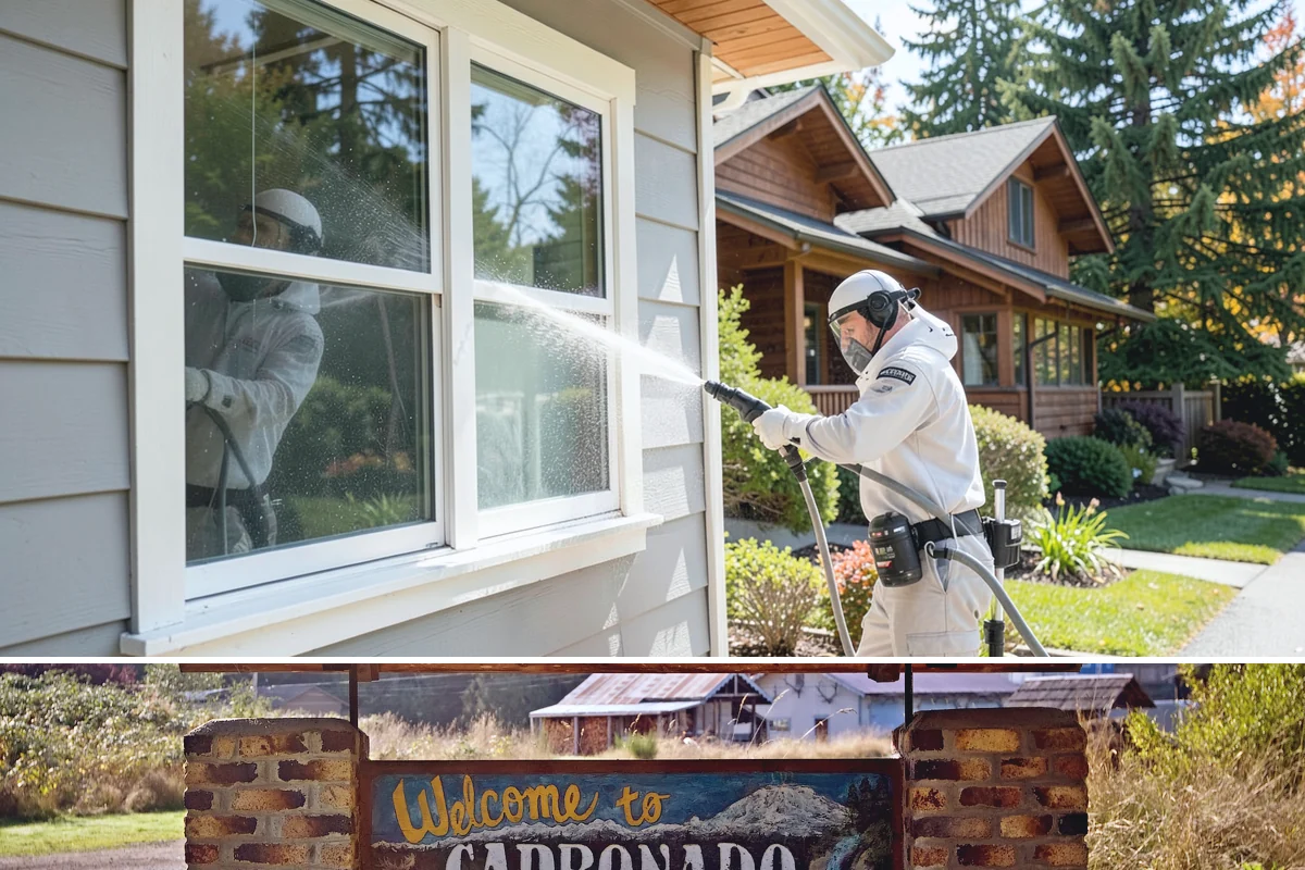 Retaining Wall Cleaning in Carbonado, Pierce County, WA - Early summer, once the ground begins to dry, reduces the moisture feeding wall growth and helps the cleaning last longer.