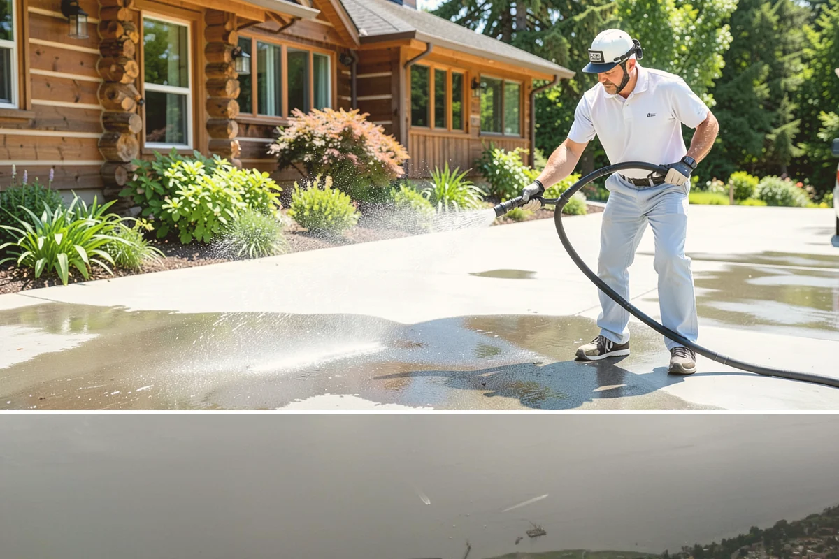 Retaining Wall Cleaning in Des Moines, King County, WA - Early summer, once the ground begins to dry, reduces the moisture feeding wall growth and helps the cleaning last longer.