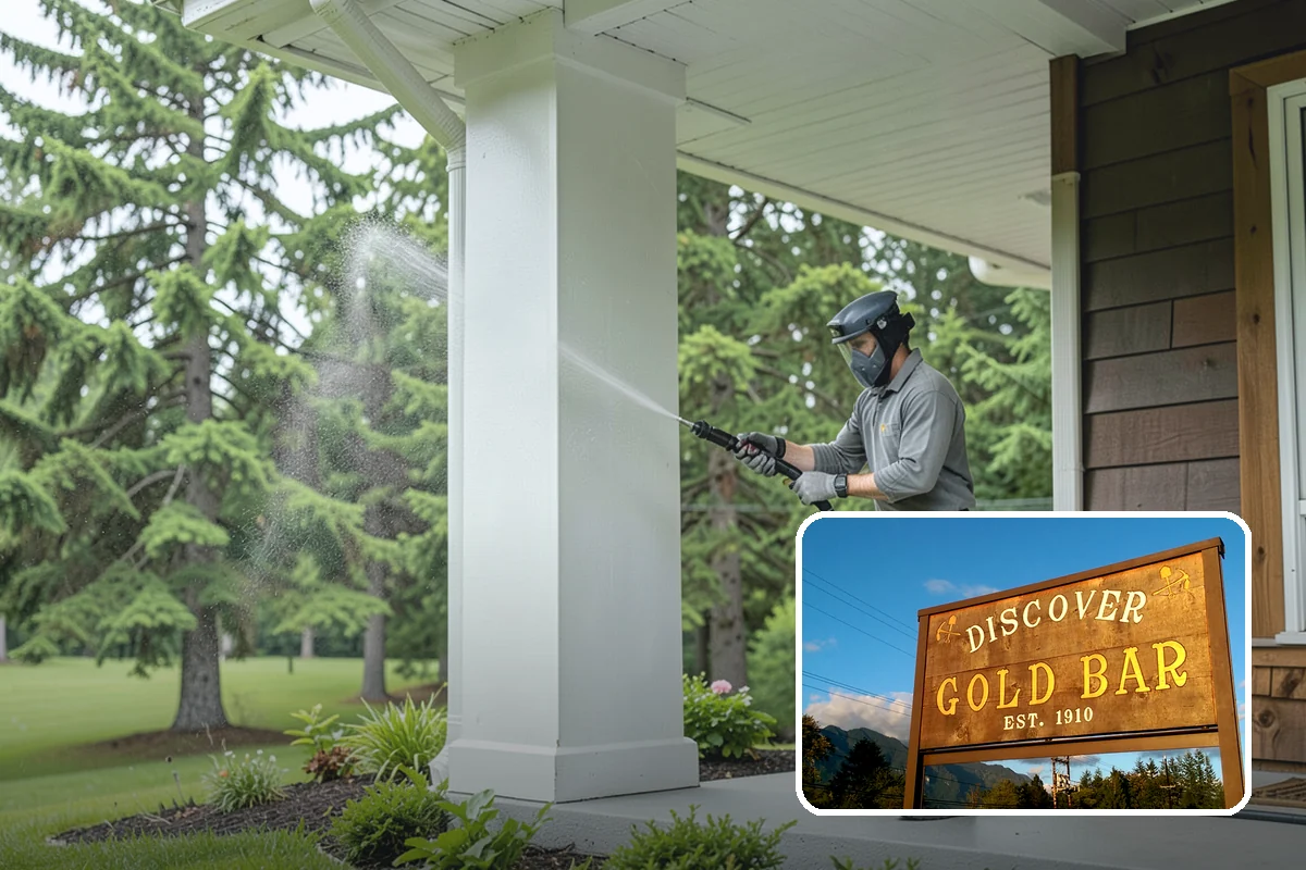 Retaining Wall Cleaning in Gold Bar, Snohomish County, WA - Removes moss lodged in seams and mortar lines