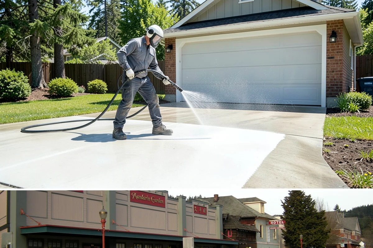 Retaining Wall Cleaning in Issaquah, King County, WA - Early summer, once the ground begins to dry, reduces the moisture feeding wall growth and helps the cleaning last longer.