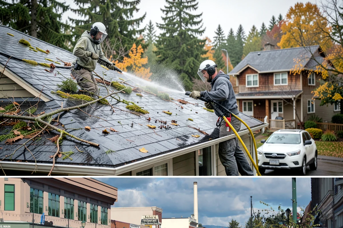 Retaining Wall Cleaning in Monroe, Snohomish County, WA - Early summer, once the ground begins to dry, reduces the moisture feeding wall growth and helps the cleaning last longer.