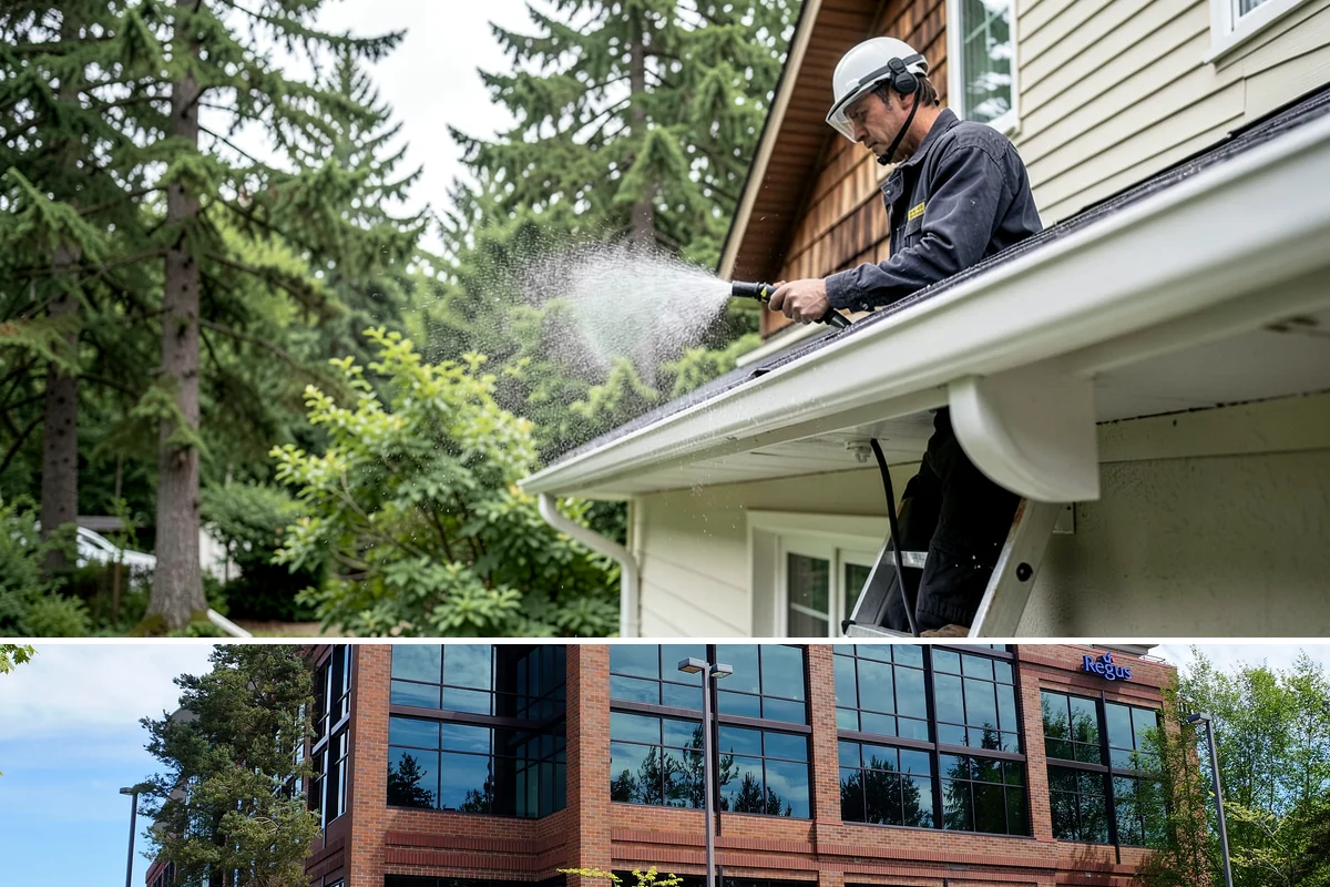 Retaining Wall Cleaning in Mountlake Terrace, Snohomish County, WA - Early summer, once the ground begins to dry, reduces the moisture feeding wall growth and helps the cleaning last longer.