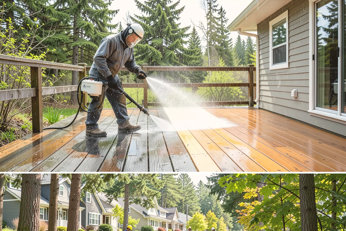 Retaining Wall Cleaning in Normandy Park, King County, WA - Early summer, once the ground begins to dry, reduces the moisture feeding wall growth and helps the cleaning last longer.