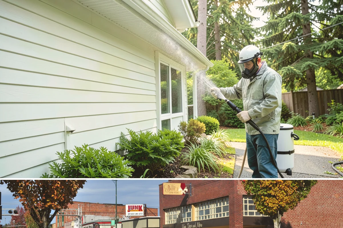Retaining Wall Cleaning in Puyallup, Pierce County, WA - Early summer, once the ground begins to dry, reduces the moisture feeding wall growth and helps the cleaning last longer.