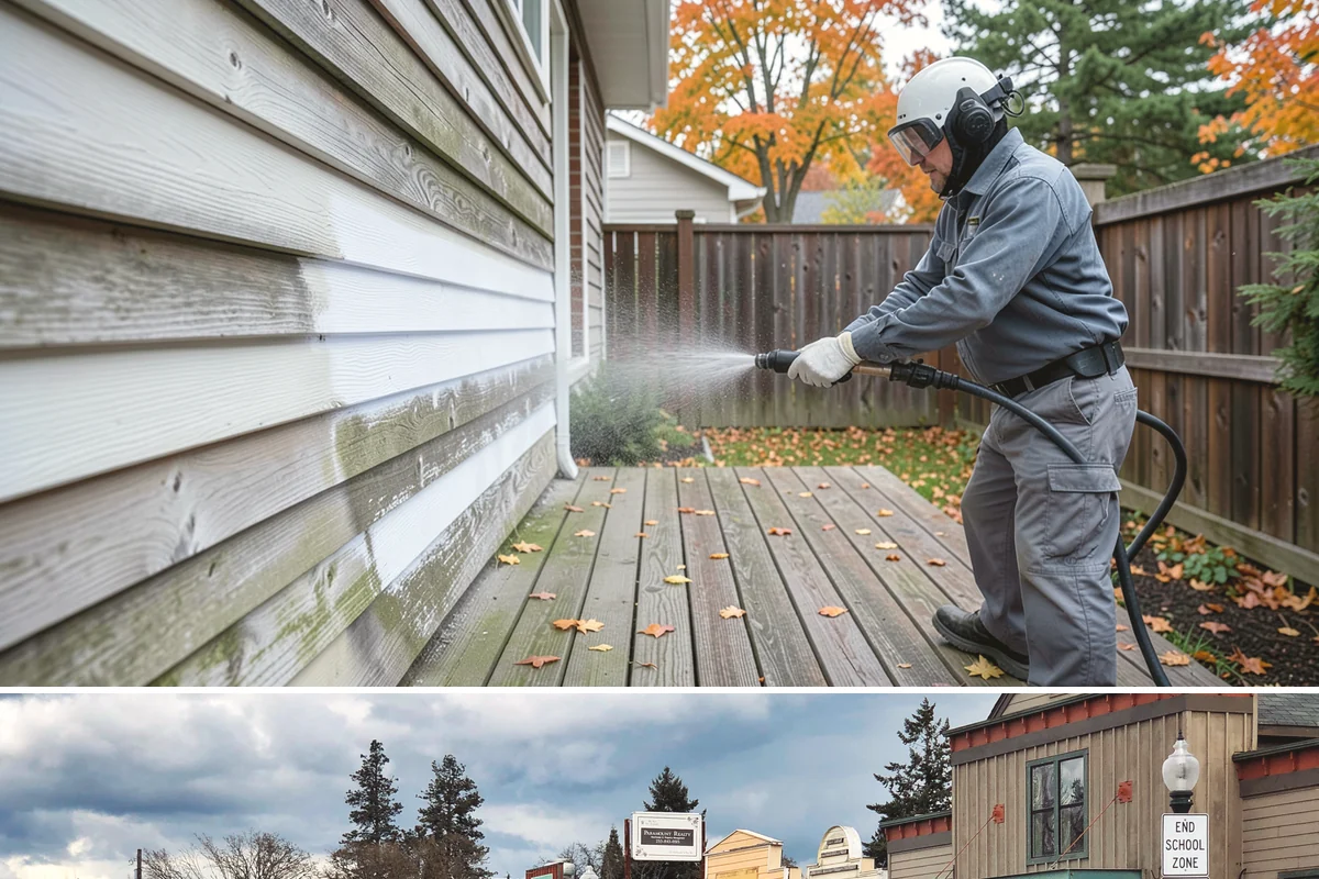 Retaining Wall Cleaning in Roy, Pierce County, WA - Early summer, once the ground begins to dry, reduces the moisture feeding wall growth and helps the cleaning last longer.