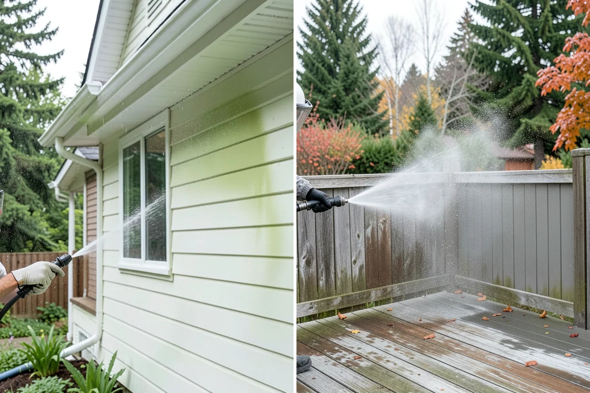 Retaining Wall Cleaning in Shoreline, King County, WA - Clear vegetation creeping onto the wall face