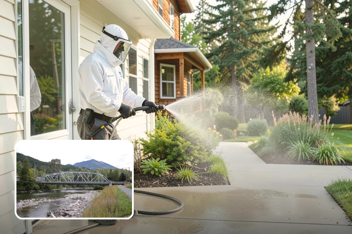 Retaining Wall Cleaning in Skykomish, King County, WA - Removes moss lodged in seams and mortar lines