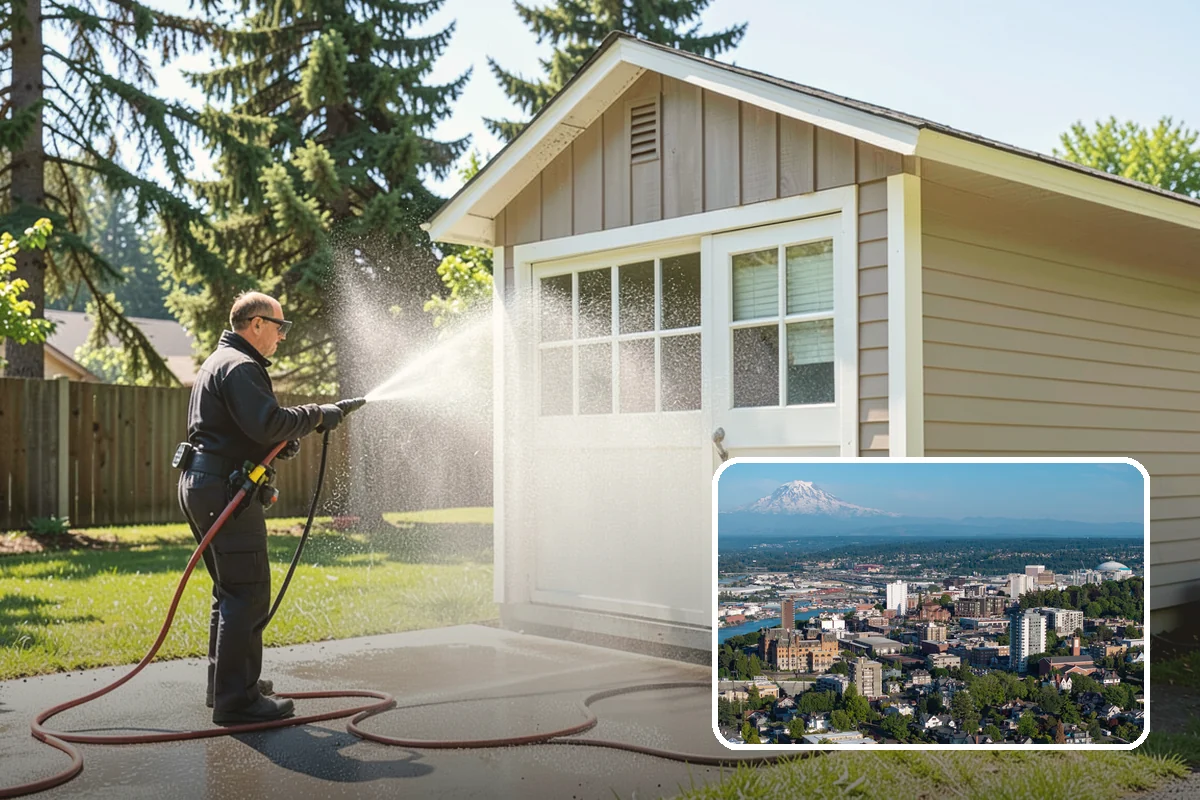 Retaining Wall Cleaning in Tacoma, Pierce County, WA - Removes moss lodged in seams and mortar lines