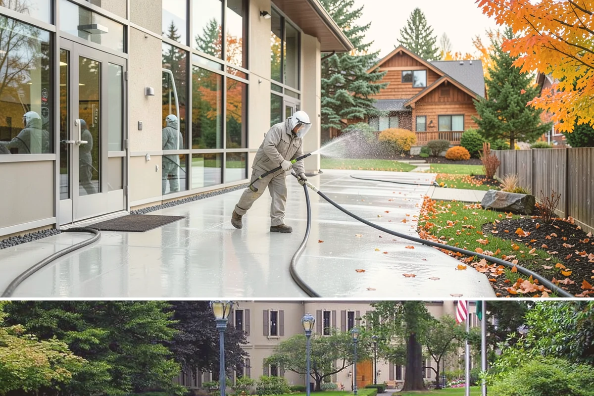 Retaining Wall Cleaning in Woodinville, King County, WA - Early summer, once the ground begins to dry, reduces the moisture feeding wall growth and helps the cleaning last longer.