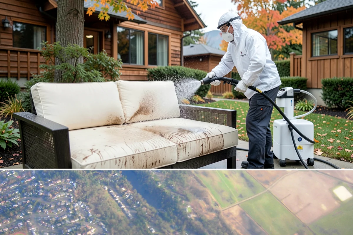Retaining Wall Washing in Algona, King County, WA - Cleaning in early summer, after the soil begins to dry, limits the moisture that keeps masonry walls damp and speeds the return...