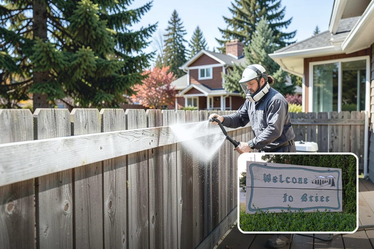 Retaining Wall Washing in Brier, Snohomish County, WA - Removes moss thriving along damp masonry joints