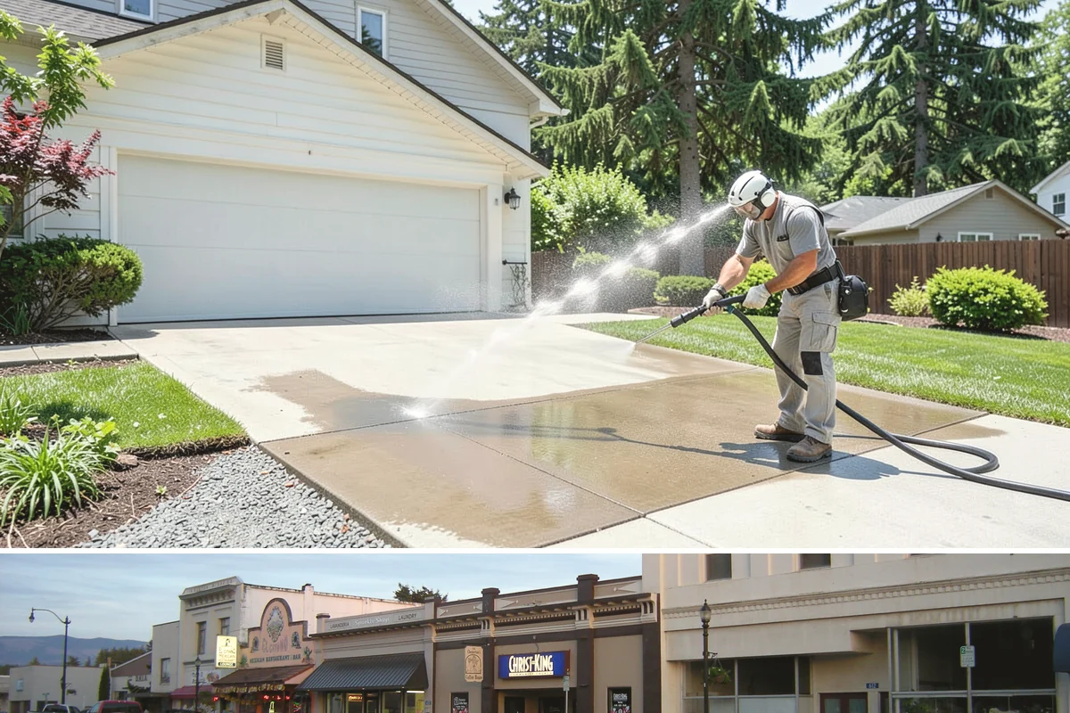 Retaining Wall Washing in Burlington, Skagit County, WA - Cleaning in early summer, after the soil begins to dry, limits the moisture that keeps masonry walls damp and speeds the return...