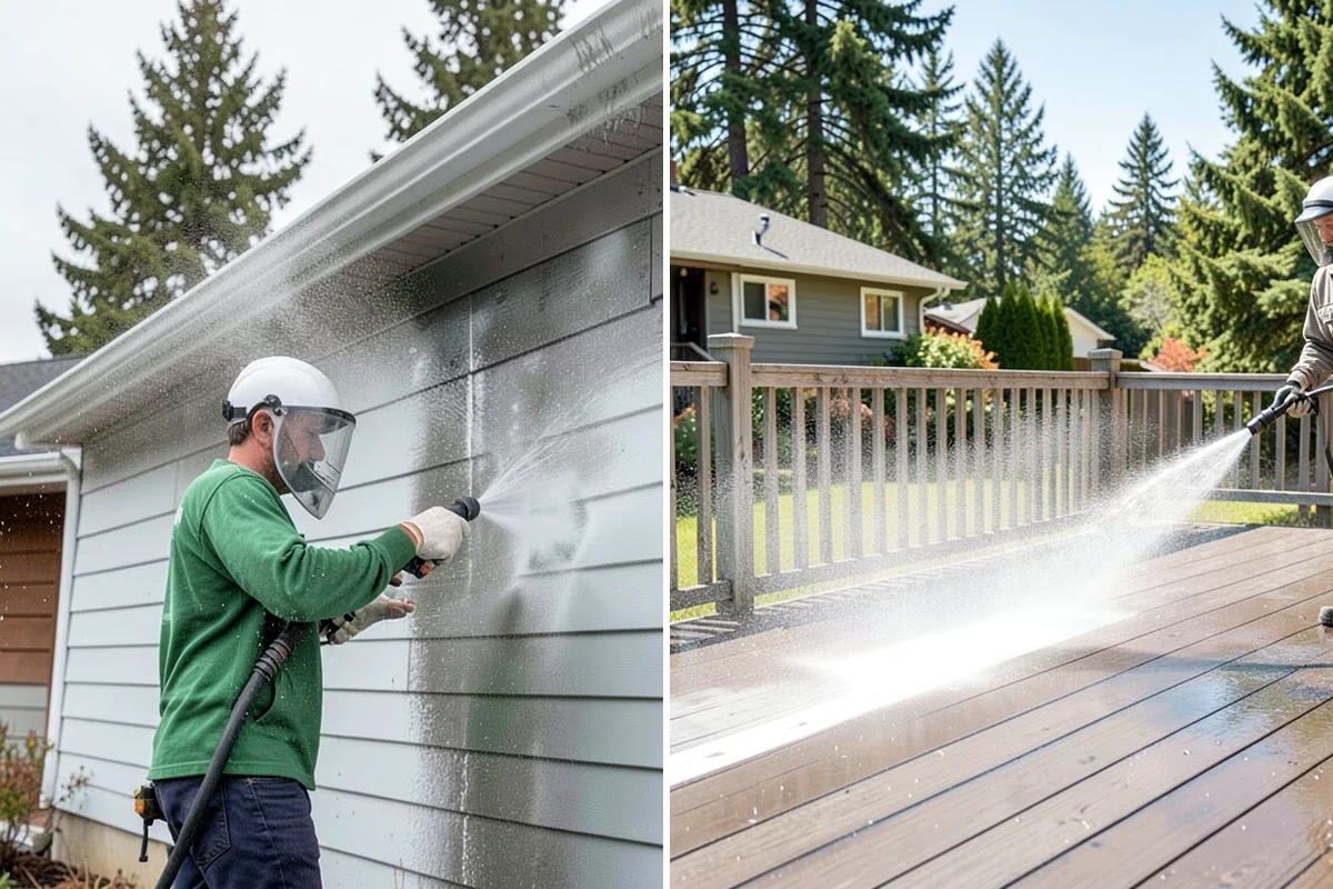 Retaining Wall Washing in Hunts Point, King County, WA - Trim back vegetation encroaching on the wall
