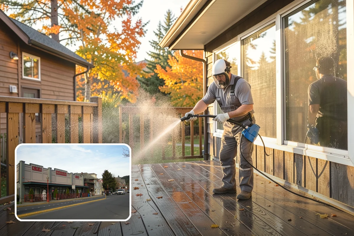 Retaining Wall Washing in Issaquah, King County, WA - Removes moss thriving along damp masonry joints
