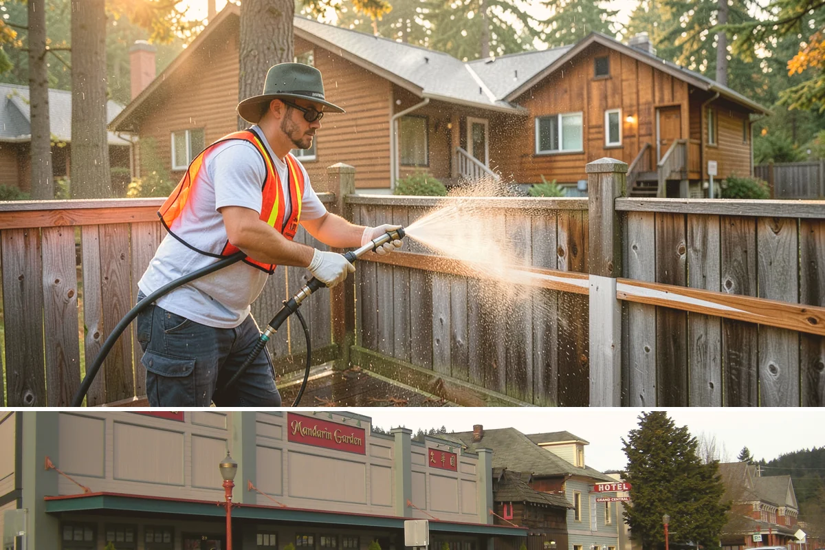 Retaining Wall Washing in Issaquah, King County, WA - Cleaning in early summer, after the soil begins to dry, limits the moisture that keeps masonry walls damp and speeds the return...