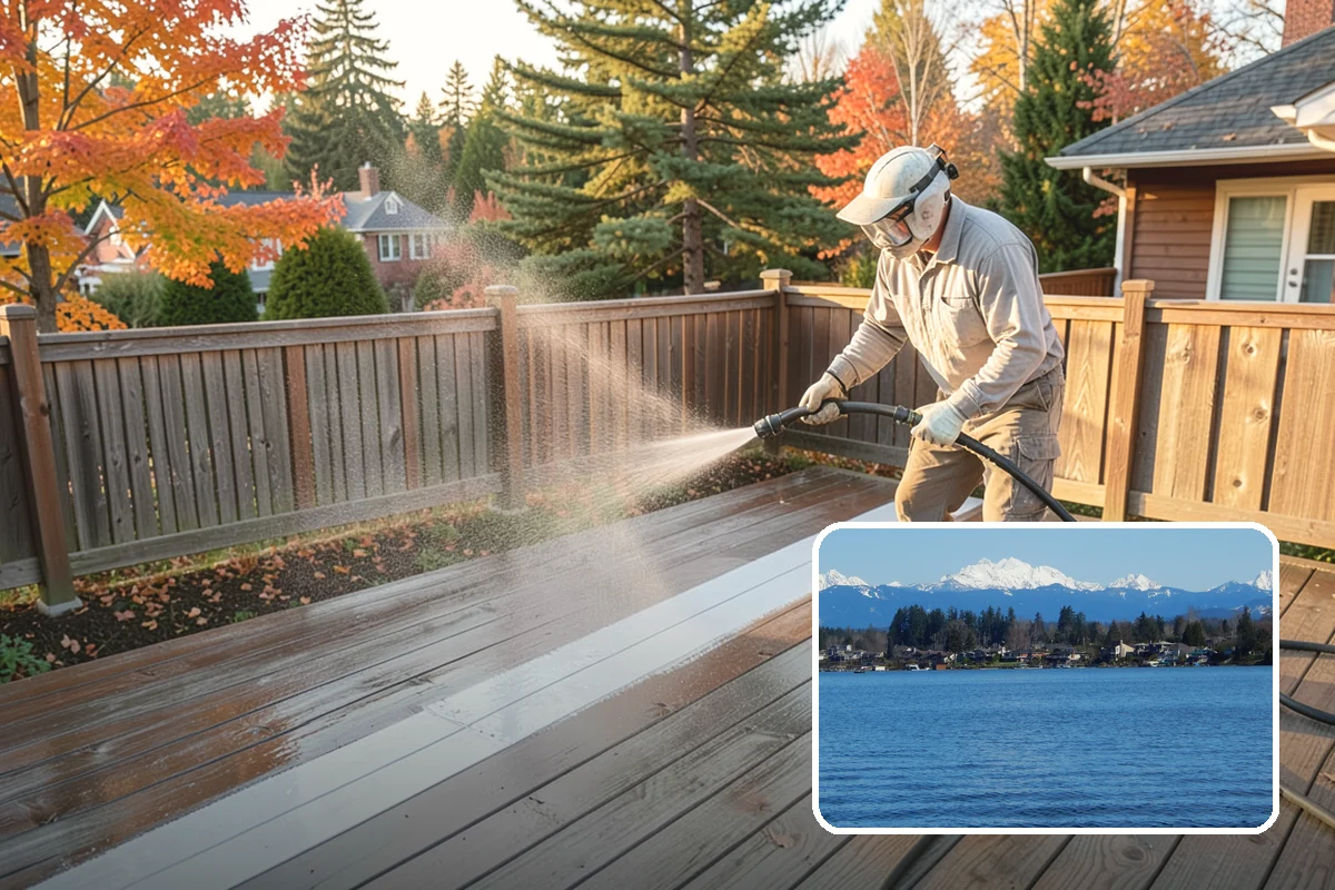 Retaining Wall Washing in Lake Stevens, Snohomish County, WA - Removes moss thriving along damp masonry joints