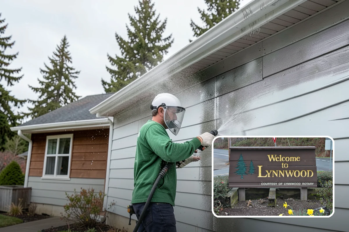 Retaining Wall Washing in Lynnwood, Snohomish County, WA - Removes moss thriving along damp masonry joints