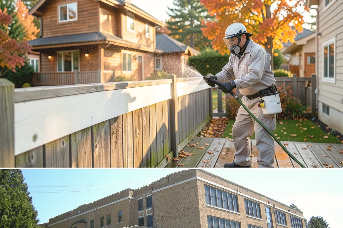 Retaining Wall Washing in Maple Valley, King County, WA - Cleaning in early summer, after the soil begins to dry, limits the moisture that keeps masonry walls damp and speeds the return...