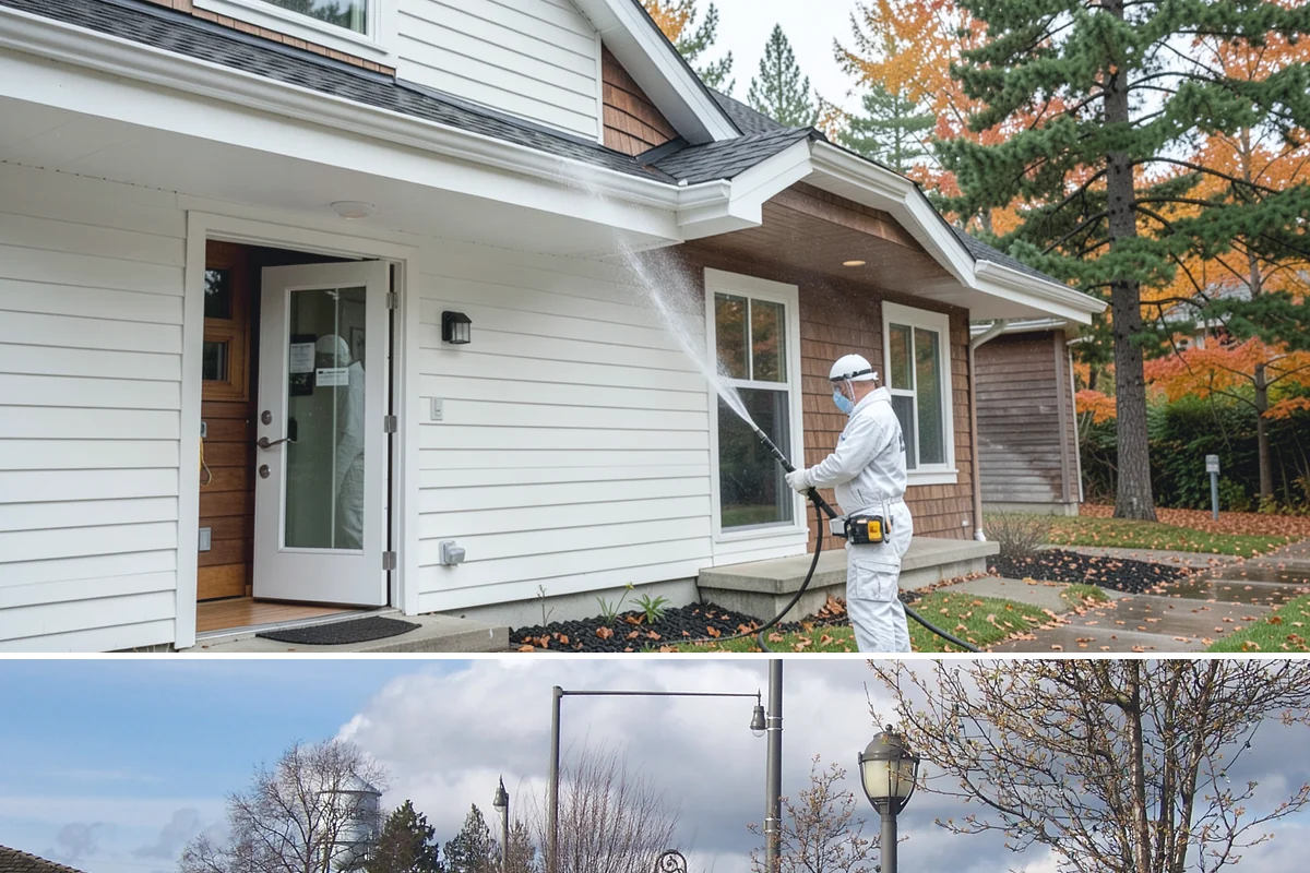 Retaining Wall Washing in Marysville, Snohomish County, WA - Cleaning in early summer, after the soil begins to dry, limits the moisture that keeps masonry walls damp and speeds the return...