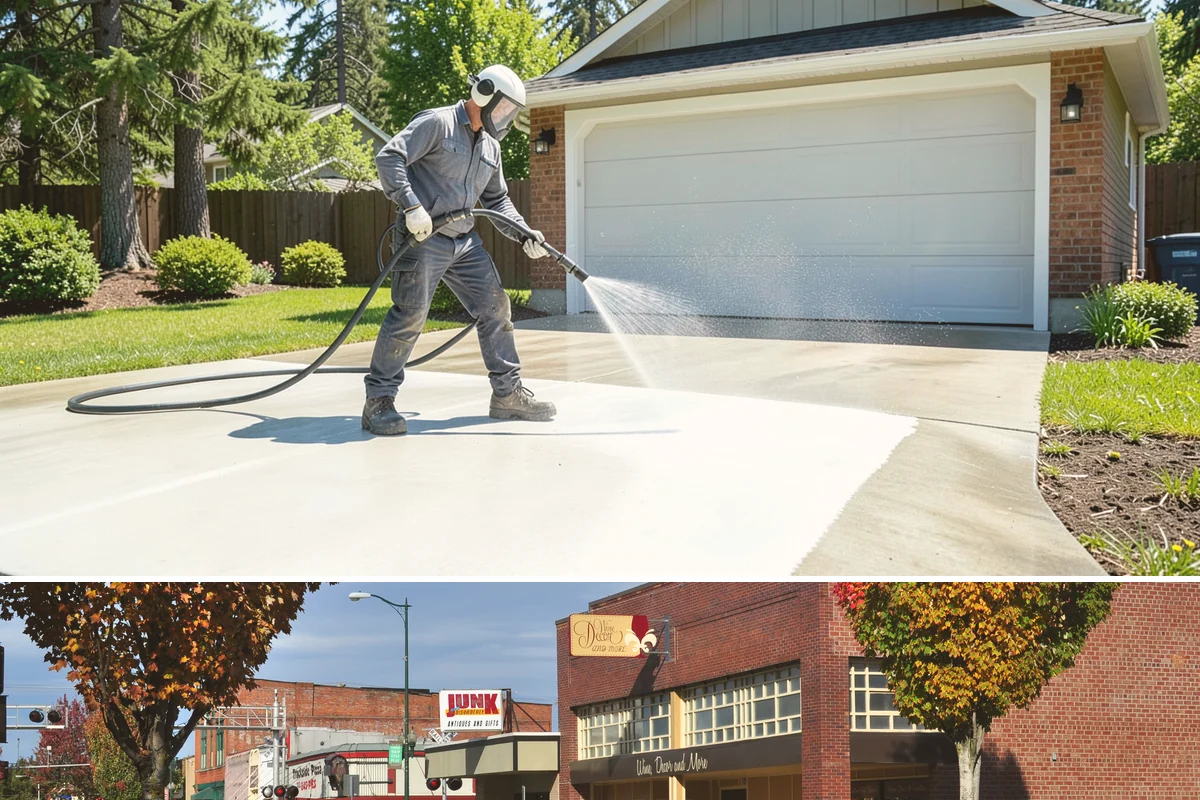Retaining Wall Washing in Puyallup, Pierce County, WA - Cleaning in early summer, after the soil begins to dry, limits the moisture that keeps masonry walls damp and speeds the return...