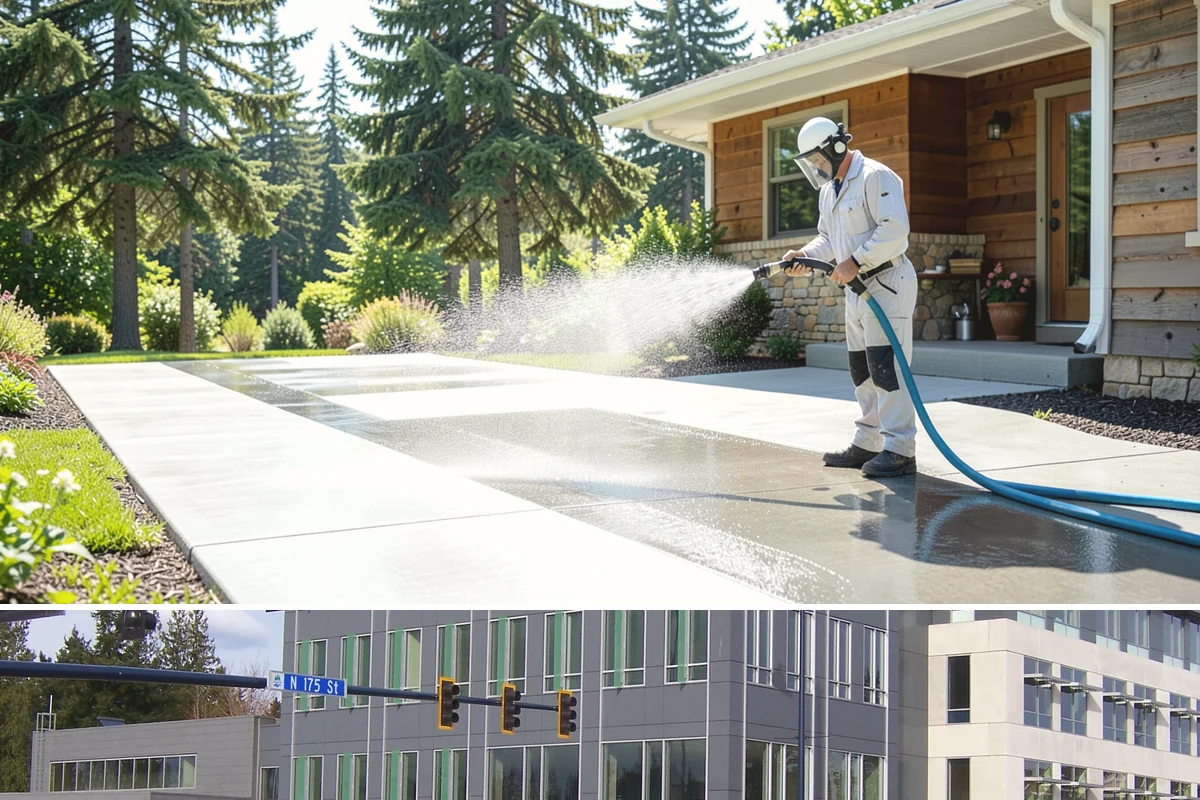 Retaining Wall Washing in Shoreline, King County, WA - Cleaning in early summer, after the soil begins to dry, limits the moisture that keeps masonry walls damp and speeds the return...