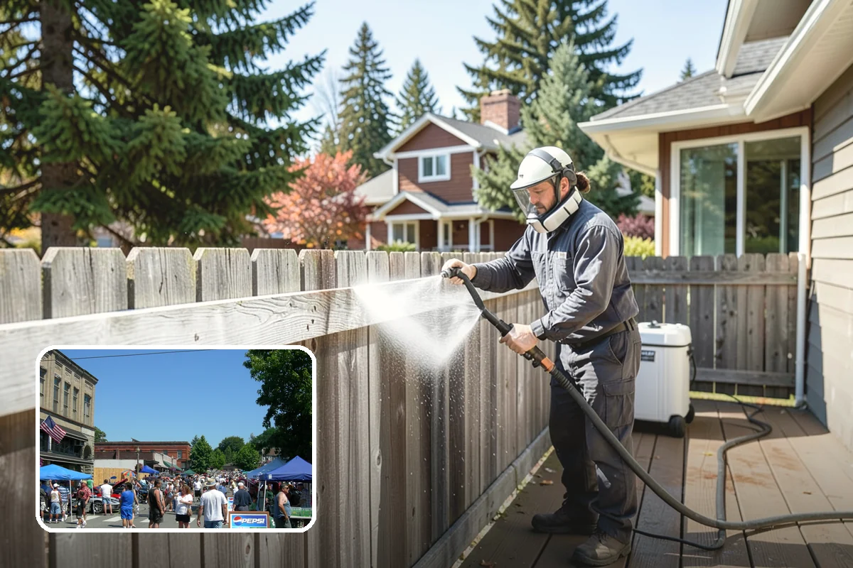 Retaining Wall Washing in Snohomish, Snohomish County, WA - Removes moss thriving along damp masonry joints