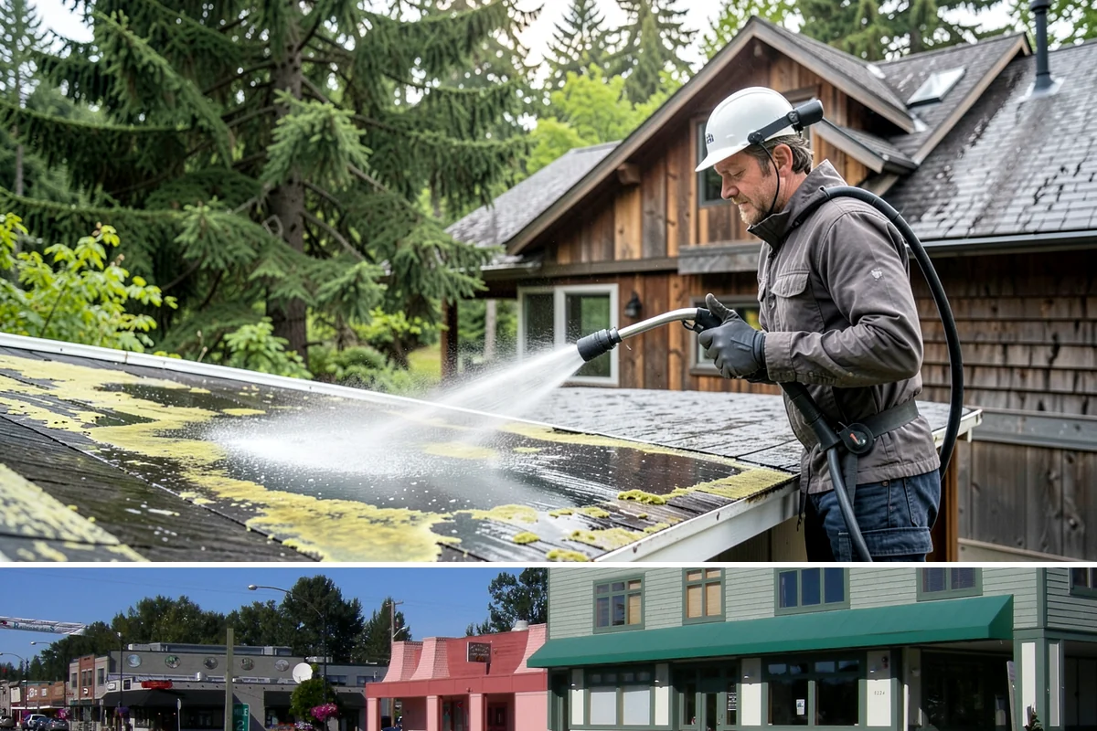 Retaining Wall Washing in Snoqualmie, King County, WA - Cleaning in early summer, after the soil begins to dry, limits the moisture that keeps masonry walls damp and speeds the return...