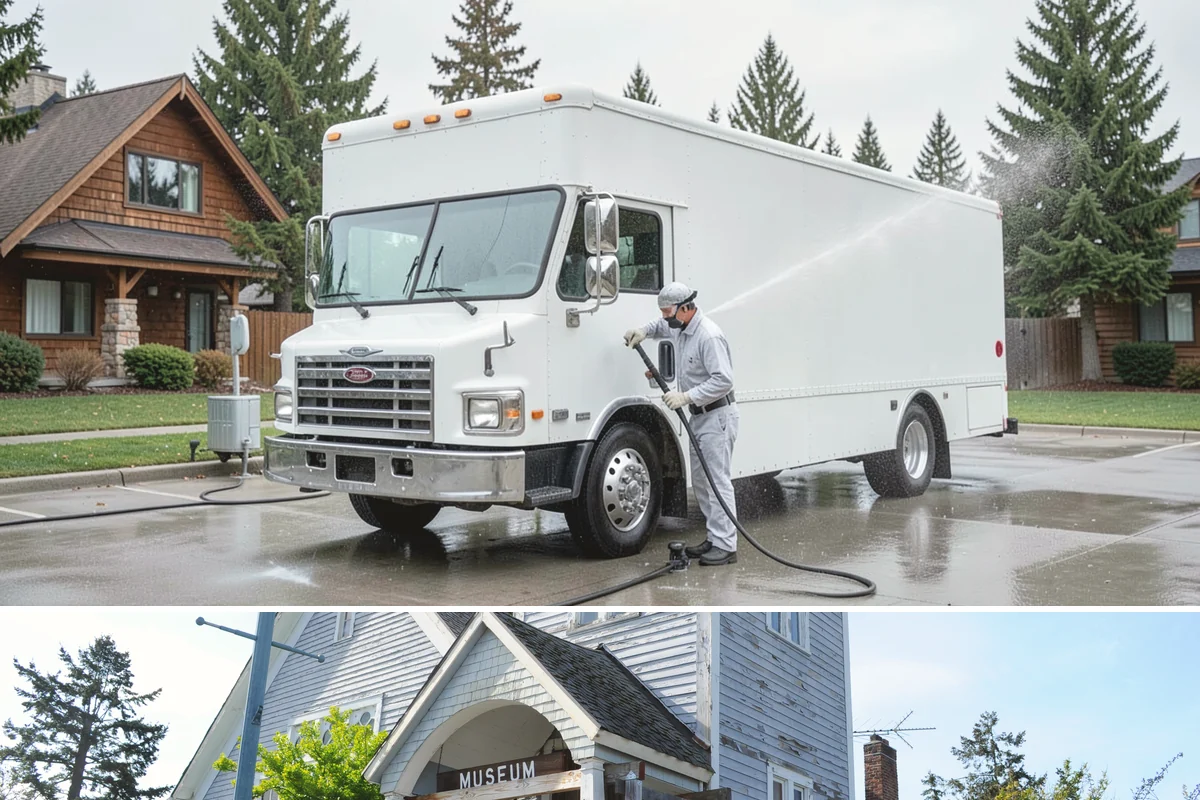 Retaining Wall Washing in Steilacoom, Pierce County, WA - Cleaning in early summer, after the soil begins to dry, limits the moisture that keeps masonry walls damp and speeds the return...