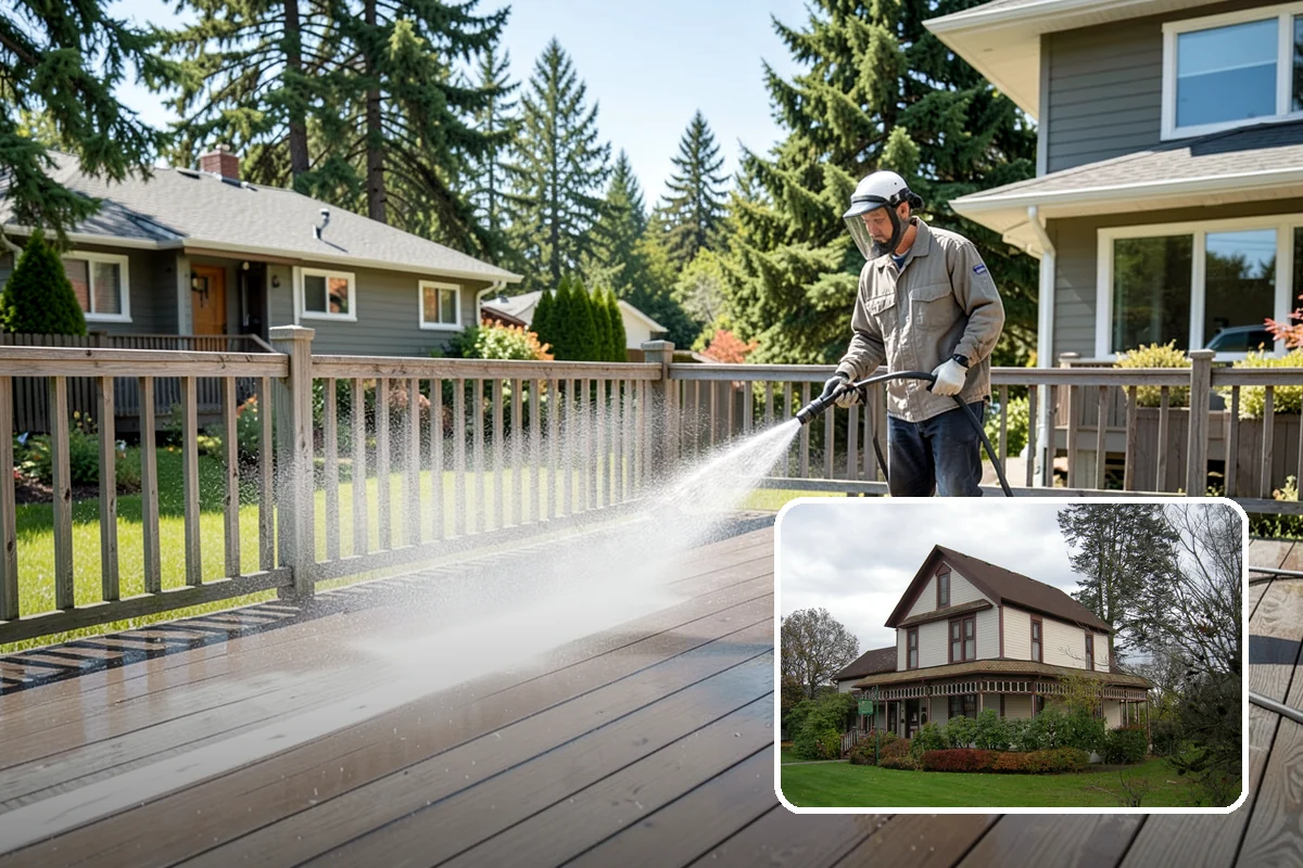 Retaining Wall Washing in Sumner, Pierce County, WA - Removes moss thriving along damp masonry joints