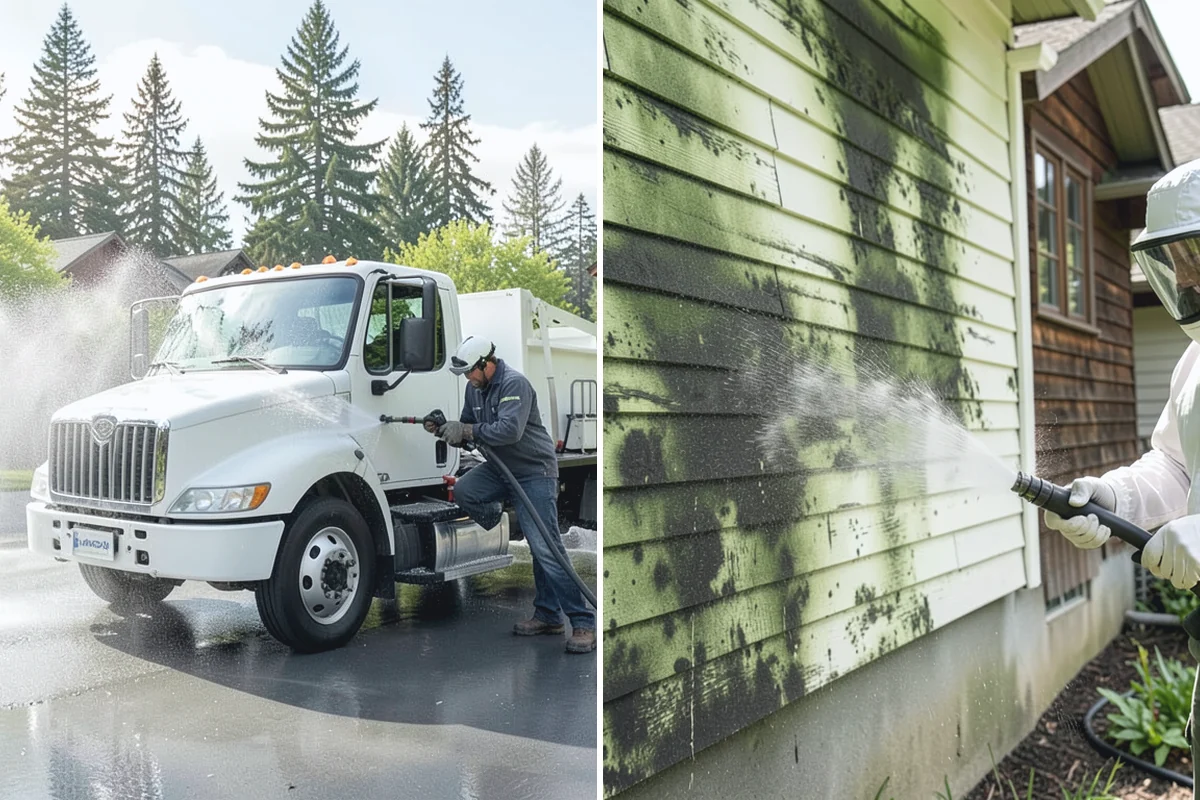 Roof Algae Removal in Auburn, King County, WA - Identify algae-affected slopes and shaded problem zones