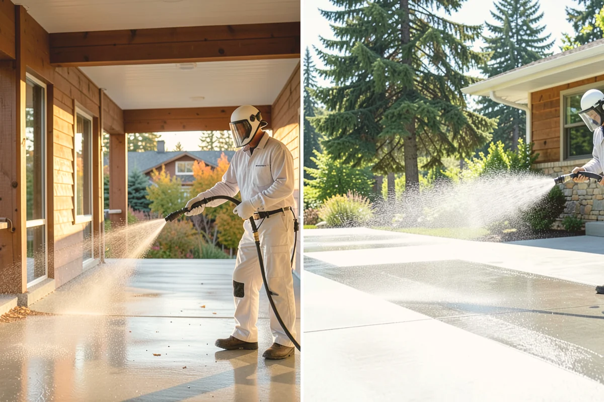 Roof Algae Removal in Bellevue, King County, WA - Identify algae-affected slopes and shaded problem zones