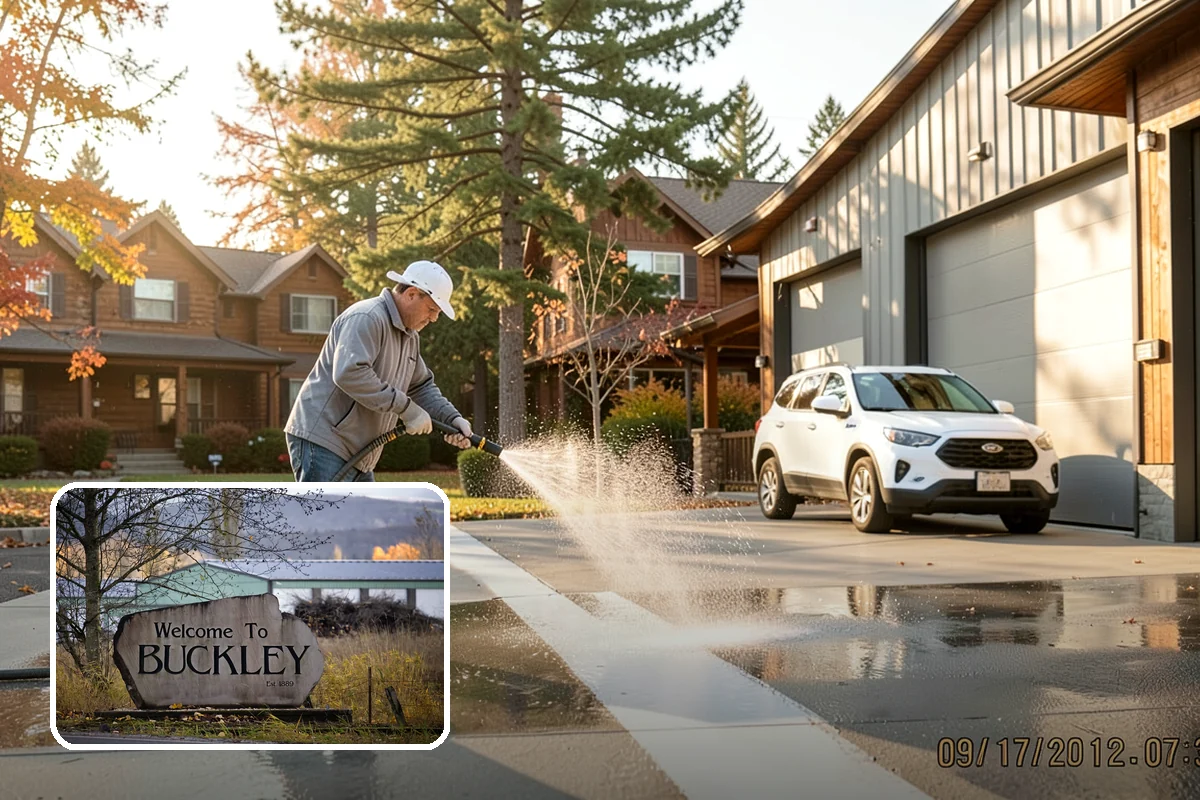 Roof Algae Removal in Buckley, Pierce County, WA - Dissolves algae staining for a uniform roof appearance