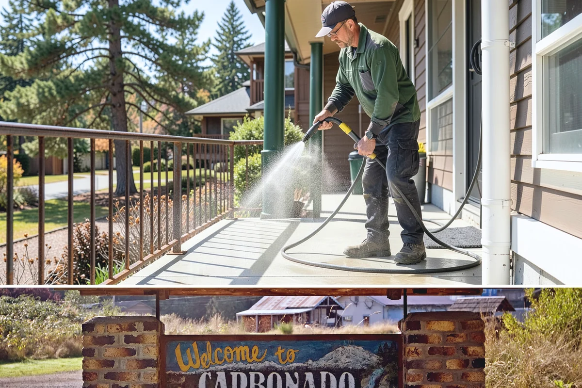 Roof Algae Removal in Carbonado, Pierce County, WA - The dry summer stretch lets algaecide treatments cure without rain washing them away prematurely.