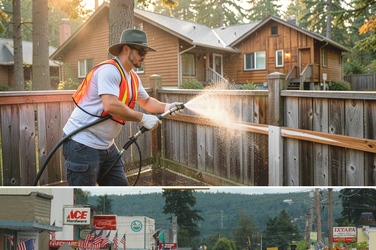 Roof Algae Removal in Carnation, King County, WA - The dry summer stretch lets algaecide treatments cure without rain washing them away prematurely.